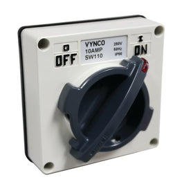 Vynco T-WREX 10A 1P 250V SWITCH IP66