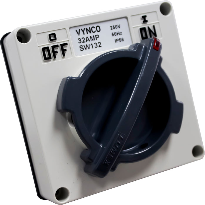 Vynco T-WREX 32A 1P 250V SWITCH IP66