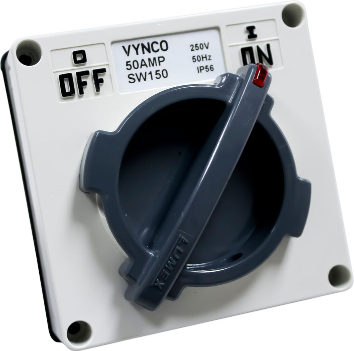 Vynco T-WREX 50A 1P 250V SWITCH IP66