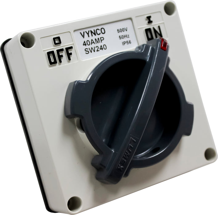 Vynco T-WREX 40A 2P 500V SWITCH IP66