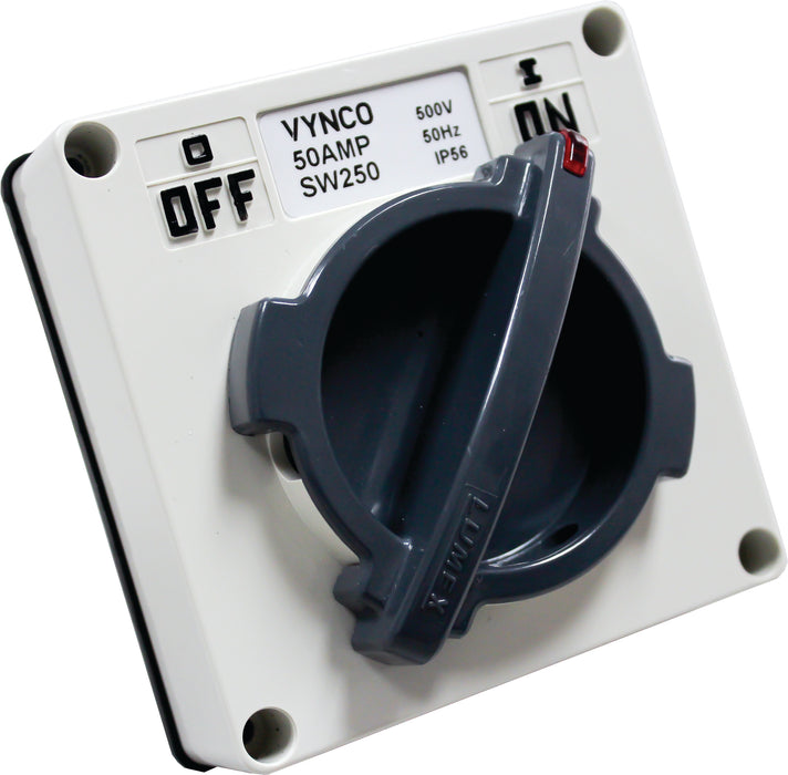 Vynco T-WREX 50A 2P 500V SWITCH IP66