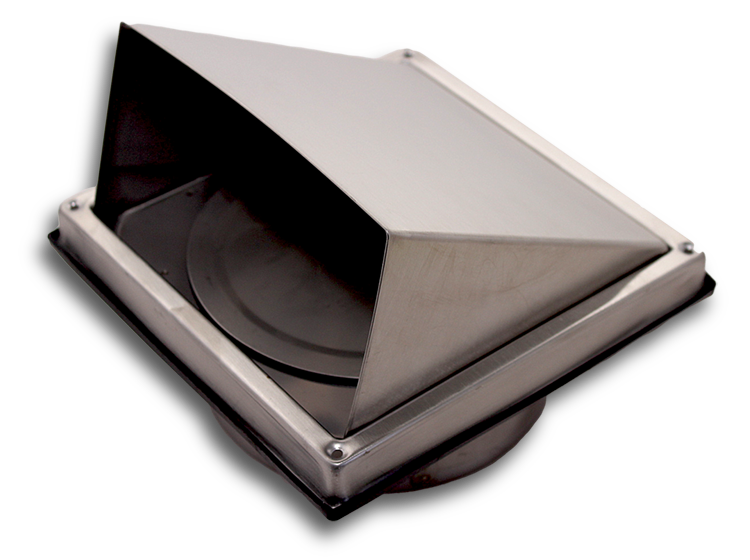 Elecsupp Ventair Vents 125mm Weather Cowl Stainless Steel