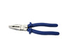 KLEIN WATTMASTER LINESMAN PLIERS 225mm HD W/NUT HLDR BLUE