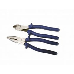 KLEIN WATTMASTER WATMA880EFB (1000v Comb Linesman Pliers) + WATMA730WB (1000v Cutting Nippers) COMBO TWIN PACK BLUE