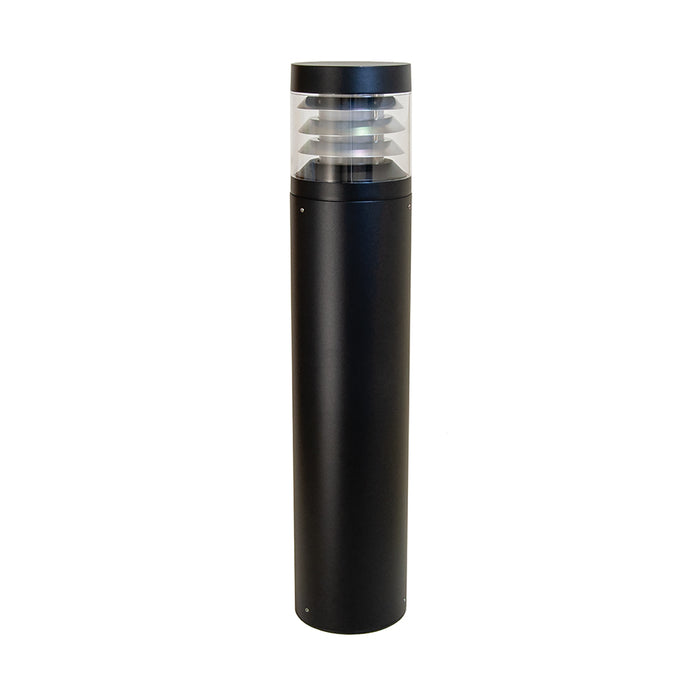 EUROTECH W800 - COMMERCIAL BOLLARD BLACK  4000K 230V LED 25W IP65