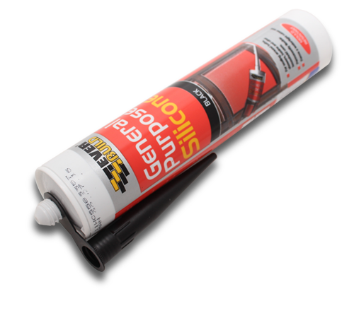 Elecsupp Silicone sealant Black 300g