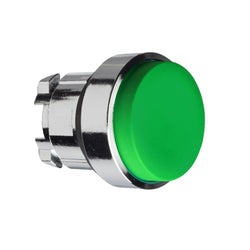 Schneider Head for non illuminated push button, Harmony XB4, green projecting pushbutton 22mm mm push unmarked