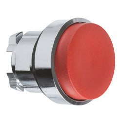 Schneider Head for non illuminated push button, Harmony XB4, red projecting pushbutton 22mm mm push unmarked