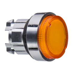 Schneider Head for illuminated push button, Harmony XB4, orange projecting pushbutton 22mm mm push integral LED