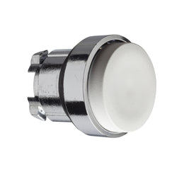 Schneider Head for non illuminated push button, Harmony XB4, white projecting pushbutton 22mm mm spring return unmarked