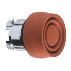 Schneider Head for non illuminated push button, Harmony XB4, red flush pushbutton 22mm mm spring return unmarked