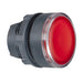 Schneider Harmony XB5, Illuminated push button head, plastic, flush, red, 22mm, push-push, integral LED,