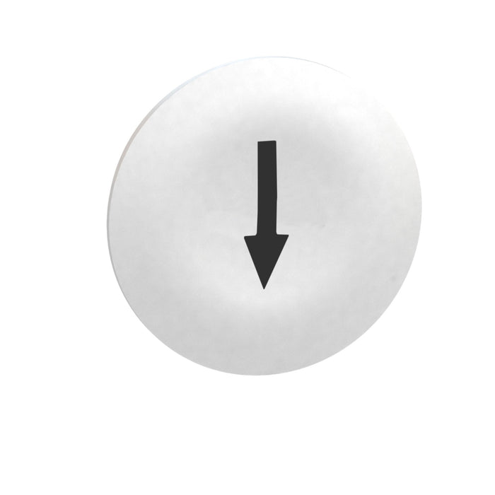 Schneider white cap marked arrow for rectangular multiple-headed pushbutton 22mm