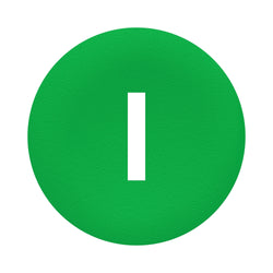 Schneider green cap marked I for rectangular multiple-headed pushbutton 22mm