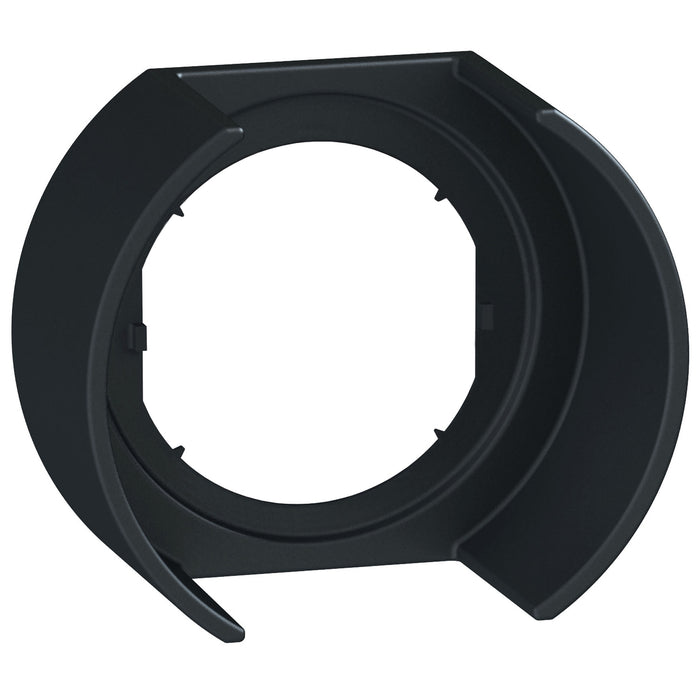 Schneider Harmony XB4, Protective guard, plastic, black, protection against accidental operation