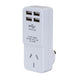 CDL Dynamix USB Wall Charger 4X USB 3.6A Single Power Socket