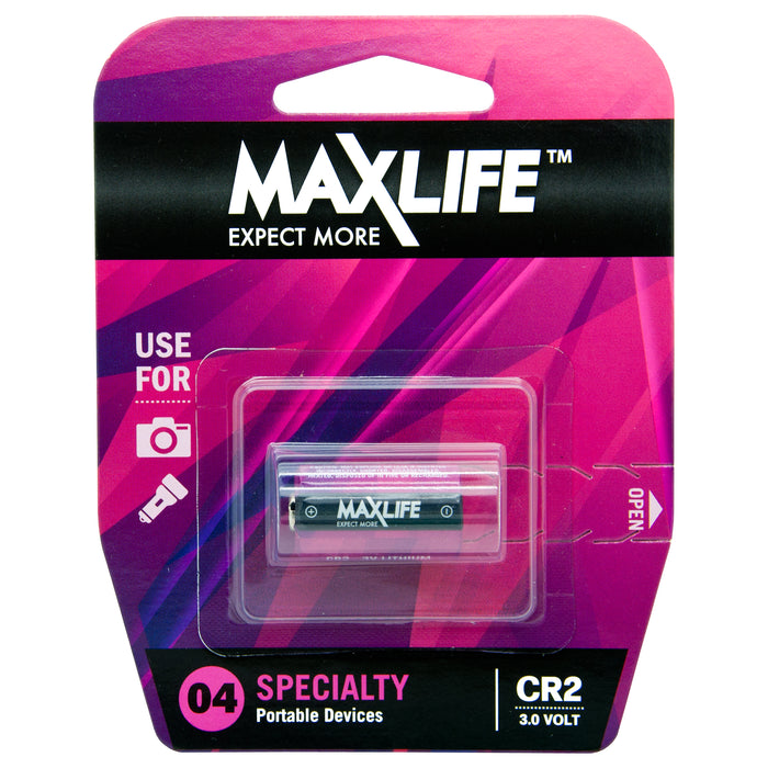 Maxlife Battery CR2 Lithium 3V 1pc