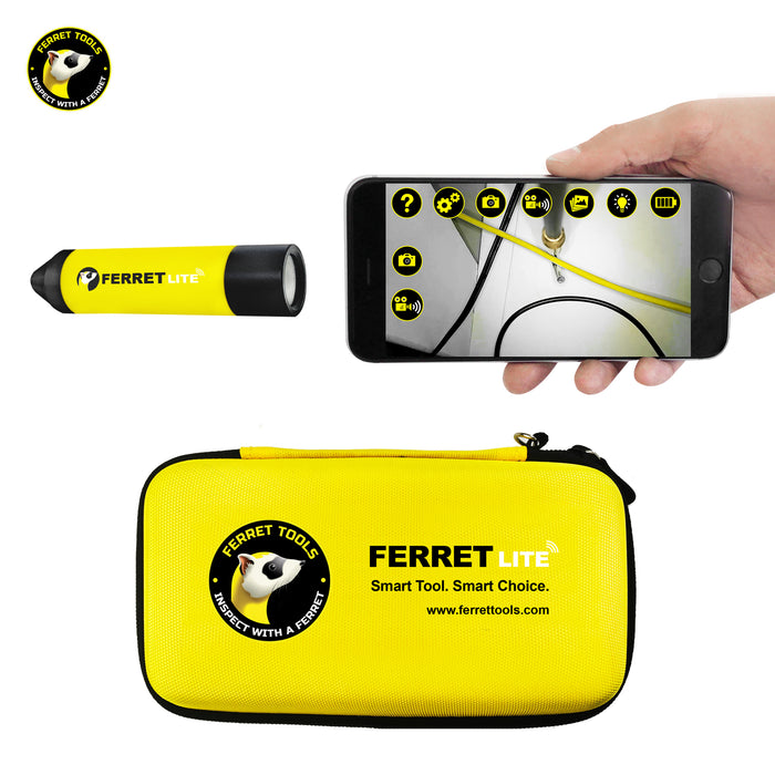 CDL Ferret Wireless Inspection Camera & Cable Pulling Tool 720p HD Stream IP67