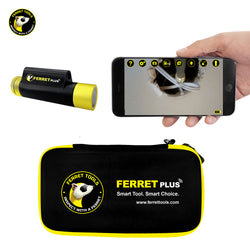 CDY FERRET Plus - Multipurpose Wireless Inspection Camera & Cable Pulling Tool Kit. 720p HD Streaming. Rechargeable. Built-in Wifi Hotspot for Connection with Smartphone. IP67. Bright LEDs.