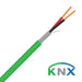 Maser 1PR 0.8mm SOLID BC OS KNX CABLE LSZH JACKET GREEN