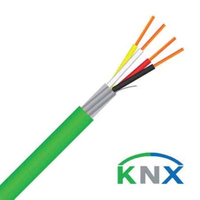 Maser 2PR 0.8mm SOLID BC OS KNX CABLE LSZH JACKET GREEN