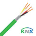 Maser 2PR 0.8mm SOLID BC OS KNX CABLE LSZH JACKET GREEN