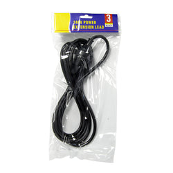 CDY Dynamix 3M Power Extension Lead Black