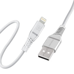 CDL Promate 1.2m MFI Certified USB-A To Lightning Data & Charge Cable - White