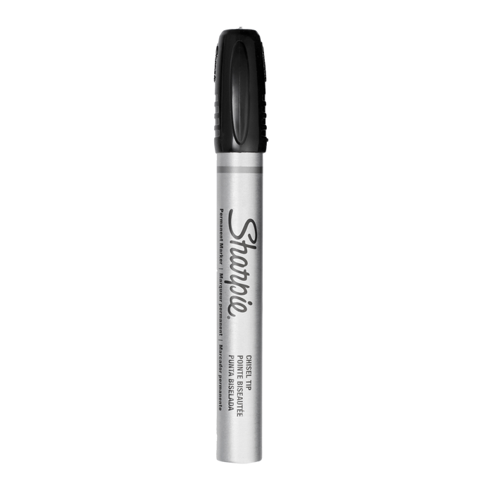 Hamer Sharpie Aluminium Marker Chisel Black