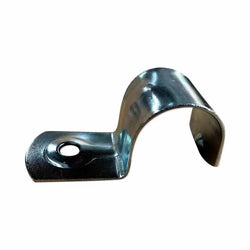 Elecsupp  HS25 25mm Half Saddles Bright Zinc