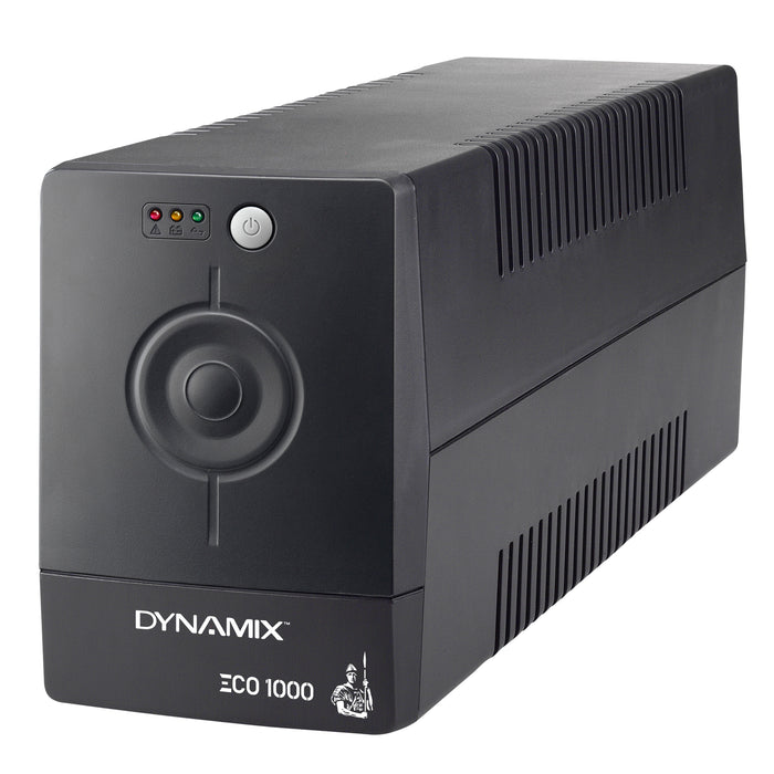 CDY Dynamix Eco UPS 1000va/600w 3 power ports with battery backup & surge protection