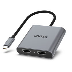 CDL Unitek USB-C to Dual HDMI Adapter. Supports Up to 4K@60Hz