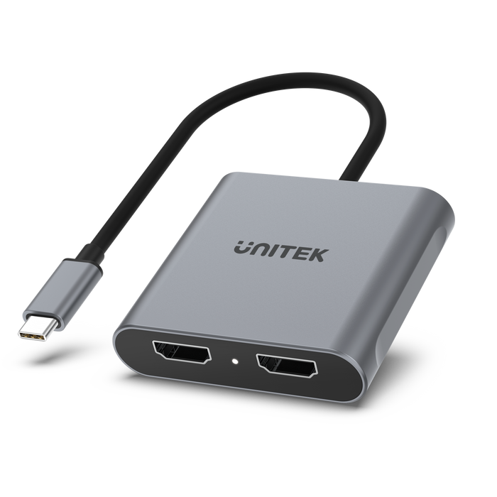 CDL Unitek USB-C to Dual HDMI Adapter. Supports Up to 4K@60Hz