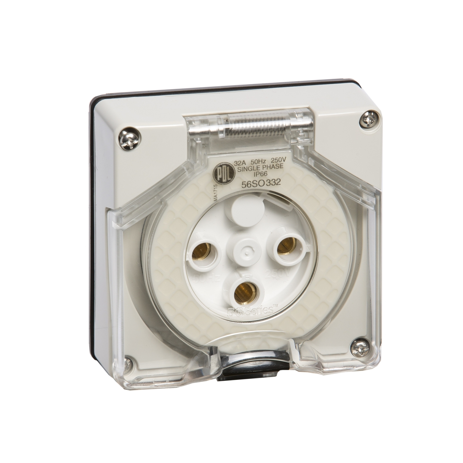 Pdl Socket Outlet 3 Pin 32A 250V | Scott Electrical